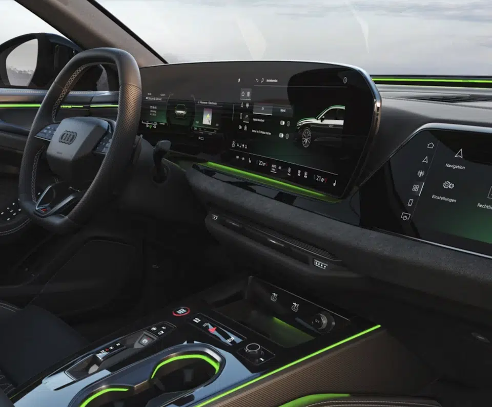 Console centrale et écrans Audi A6 Berline e-hybrid